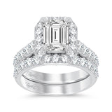 14K 5.00CT Certified Lab Grown Diamond Bridal Ring