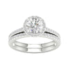 14K 1.50CT Certified Lab Grown Diamond Bridal Ring