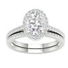 14K 2.00ct Lab Grown Bridal Set