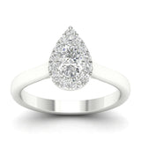 14K 0.75CT  Lab Grown Diamond Engagement Ring