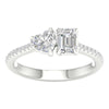 14K 1.15CT Certified Lab Grown Engagement Ring