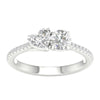 14K 1.15CT Certified Lab Grown Engagement Ring