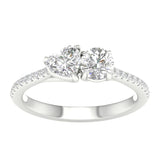 14K 1.15CT Certified Lab Grown Engagement Ring