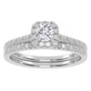 10K 0.40CT Certified Lab-Grown Diamond Bridal Set