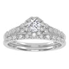 10K 0.38CT Certified Lab-Grown Diamond Bridal Set