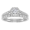 10K 0.38CT Certified Lab-Grown Diamond Bridal Set