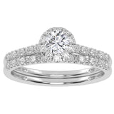 10K 0.38CT  Certified Lab-Grown Diamond Bridal Set