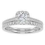 10K 0.50CT Certified Lab-Grown  Diamond Bridal Set