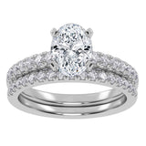 10K 1.50CT Certified Lab-Grown  Diamond Bridal Set