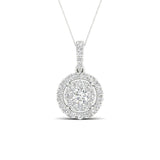 14K 0.50CT Lab Diamond Pendant