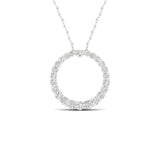 14K 1.00CT Lab Diamond Pendant