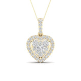 14K 0.50CT Lab Diamond Pendant