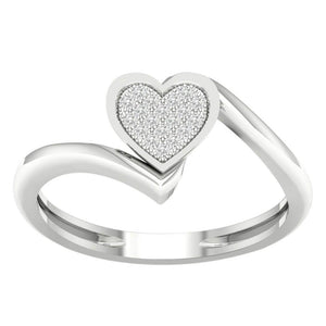 Stunning Heart Diamond Ring