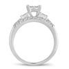 14K  1.00CT Princess Cut Diamond Bridal Ring