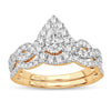 14K  1.40CT  DIAMOND  BRIDAL  RING