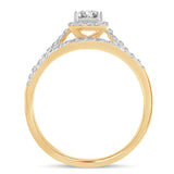 14K  1.00CT  DIAMOND  BRIDAL  RING