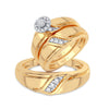 14K 0.20CT Diamond Trio Set