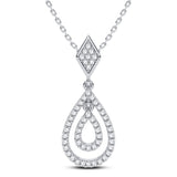 14K 0.19CT DIAMOND PENDANT