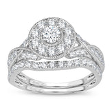 14K 1.00CT DIAMOND BRIDAL RING