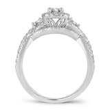 14K 1.00CT DIAMOND BRIDAL RING