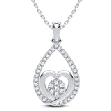 14K 0.25CT DIAMOND PENDANT