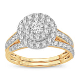 14K 1.00CT DIAMOND BRIDAL RING