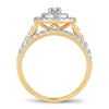 14K 1.00CT DIAMOND BRIDAL RING