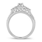 14K 0.50CT DIAMOND BRIDAL RING