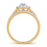 14K 0.33ct  Diamond Bridal Ring
