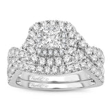 14K 1.51ct Diamond Bridal Ring