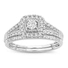 14K 0.34CT DIAMOND BRIDAL RING