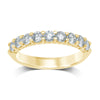 14k 0.36Ct Diamond Ladies  Band (9 Diamond Stones)