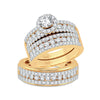 14K 3.01ct Diamond Trio Set