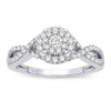 14K 0.38CT Diamond Ring