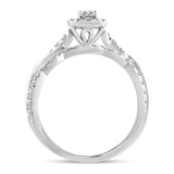 14K 1.00CT Fancy Cut Bridal Ring