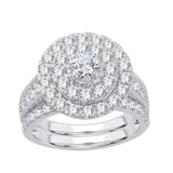 14K 1.98CT DIAMOND BRIDAL RING