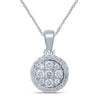 14K 0.5CT Diamond Pendant