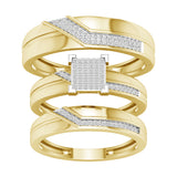 10K 0.33CT DIAM DIAM TRIO SET