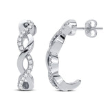 14K 0.10CT DIAMOND EARRING