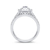 14K 1.00CT Diamond Bridal Ring