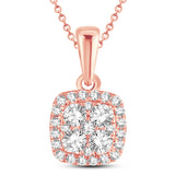 14k 0.50ct Diamond Pendant