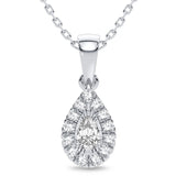 14K 0.25CT Diamond Pendant