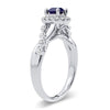 14K 0.20CT Diamond Sapphire Ring