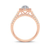 14K 1.00CT Diamond Bridal Ring