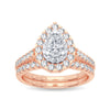 14K 1.00CT Diamond Bridal Ring