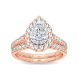 14K 1.00CT Diamond Bridal Ring