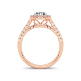 14K 1.00CT Diamond Bridal Ring