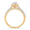 14K 1.00CT Fancy Cut Bridal Ring