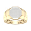 10K 0.33ct Diamond Mens Ring