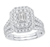 14K 2.00ct Diamond Bridal Set